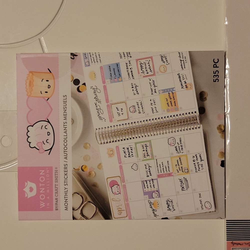 Craft Smith - Wonton in a Million - Monthly Stickers